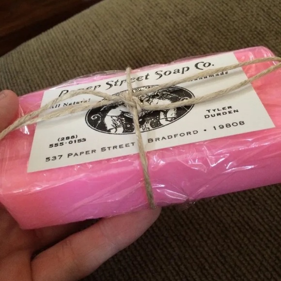 Tyler durden Fight Club Paperstreet Soap Bar Real Soap Handmade brad pitt - Picture 5 of 5